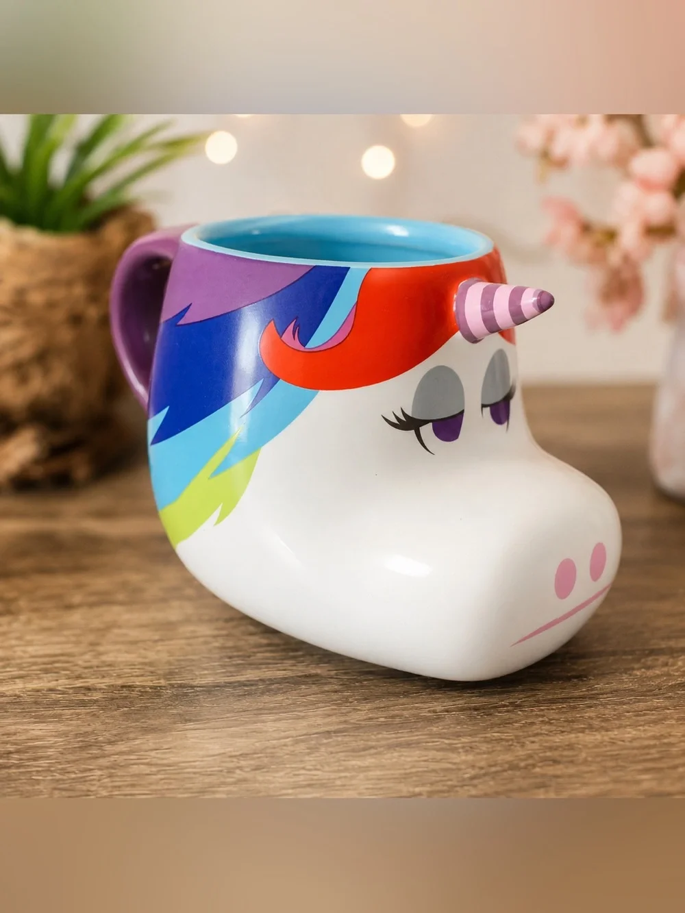 Rainbow Unicorn Disney Store Pixar Inside Out Collectible Sculpted 3D Coffee Mug